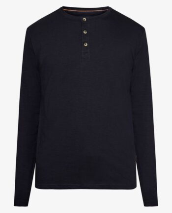 Elegant langærmet t-shirt med knapper – garderobens must-have!