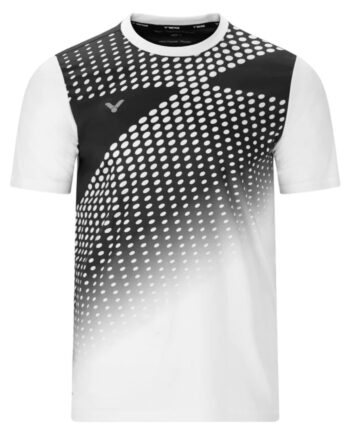 Victor Macon Junior Badminton T-shirt – Hvid Kvalitet