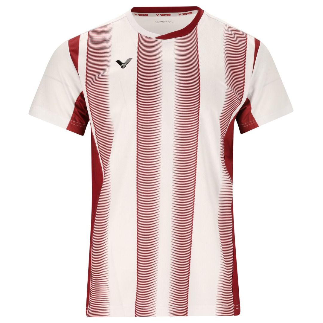 Officiel Dansk Badminton T-Shirt – Victor 50000TD Hvid