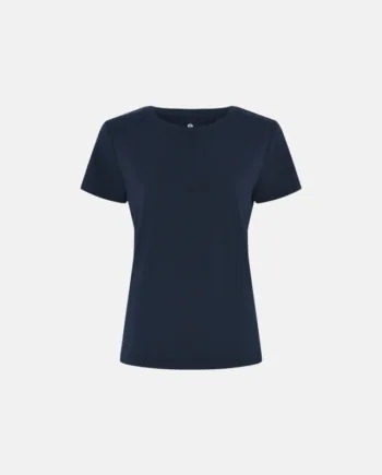 Eksklusiv Navy T-shirt i Bambusviskose – Komfortabel Elegance