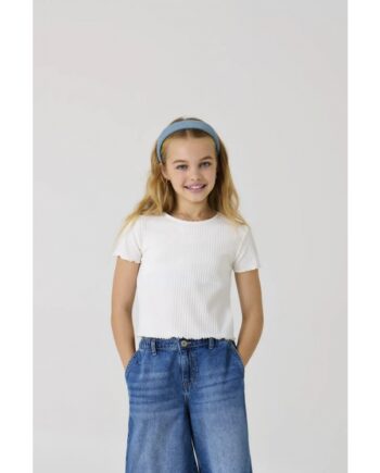 Hvid T-shirt til piger fra Kids Only – Fantastisk tilbud!