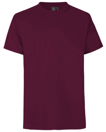 Stilfuld Bordeaux T-shirt til Mænd - Komfort og Kvalitet