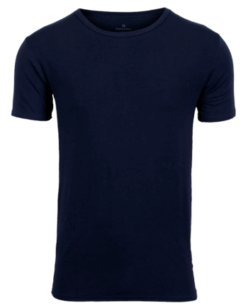 Kopenhaken Bertram Herre T-Shirt i Bambus – Navy Udsalg