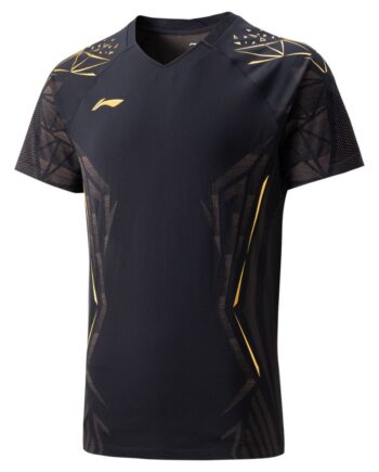 Li-Ning Badminton T-Shirt – Sporty og Komfortabel i Sort