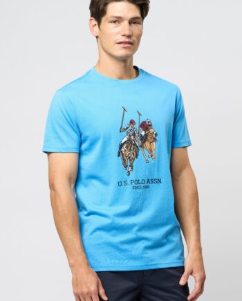 Eivind Polo Print T-shirt til Herre – Fantastisk Tilbud!