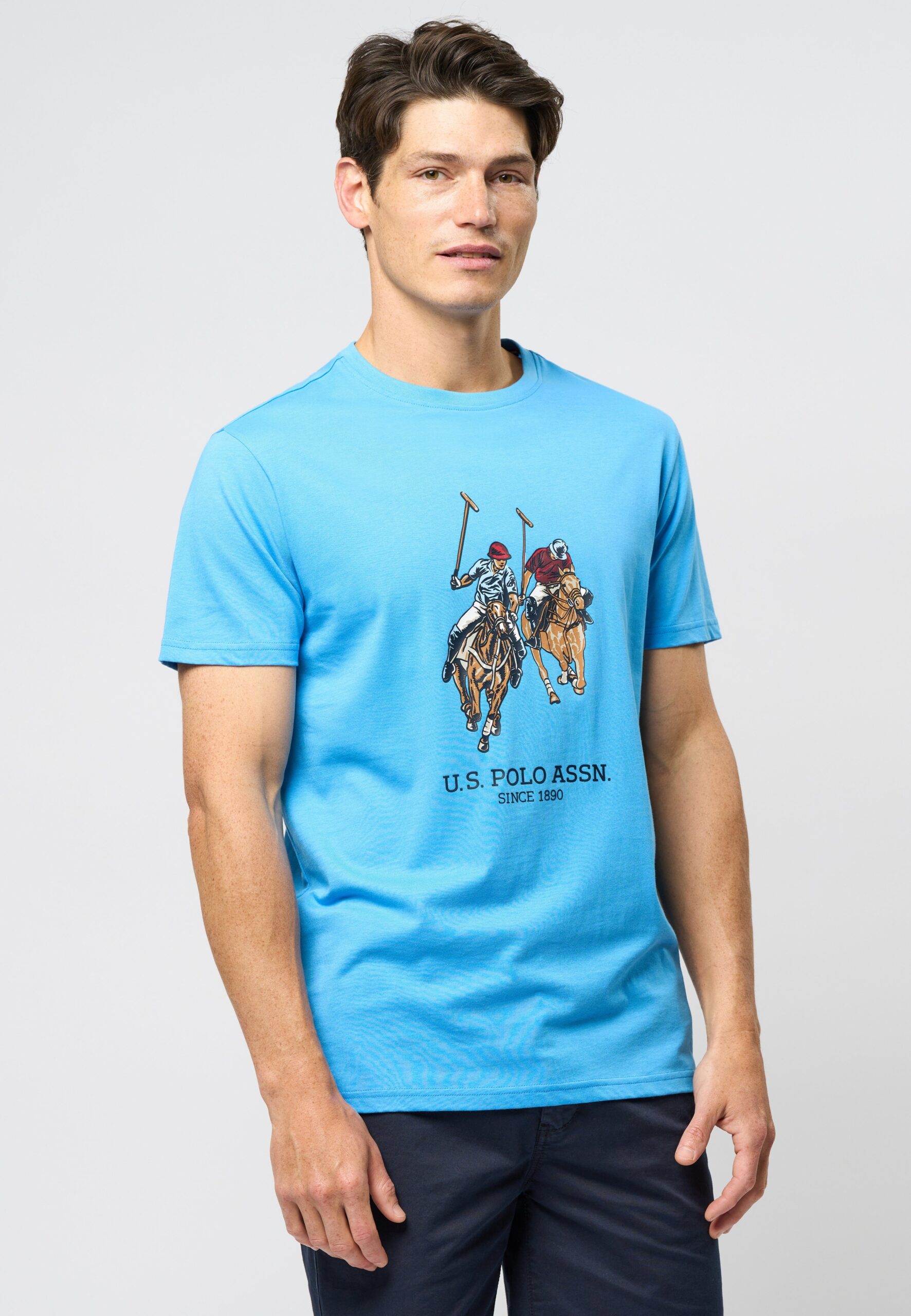 Eivind Polo Print T-shirt til Herre – Fantastisk Tilbud!