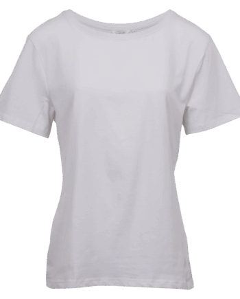 Elegant Hvid T-Shirt til Damer - Stilfuld Black Friday Tilbud!