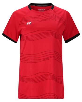 Forza CL2502 Badminton T-shirt til Damer – Kinesisk Rød