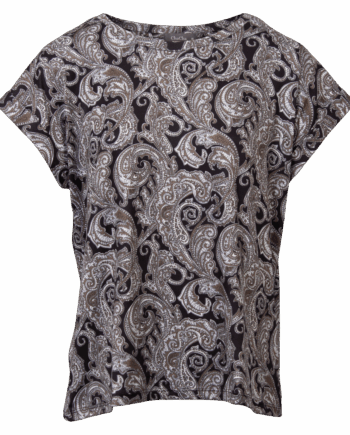 ZbyZ Plus Size Mønstret T-Shirt – Fantastisk Tilbud!