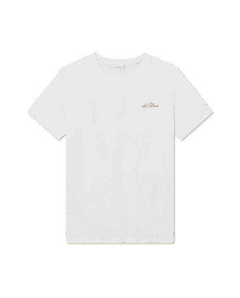 Les Deux Økologisk T-Shirt med Broderi – Udsalg!