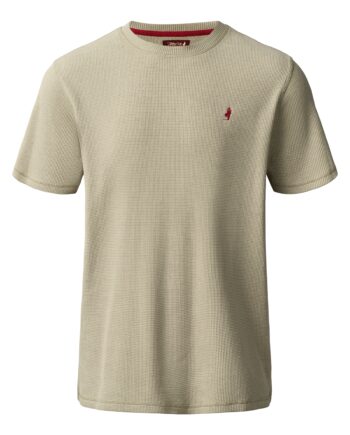 Lysegrå Colin Vaffel T-Shirt – Stilfuld Komfort til Alle!