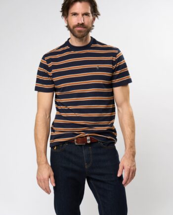 Mørkeblå Maverick Shirt - Mcs T-Shirt  - 5715524151668