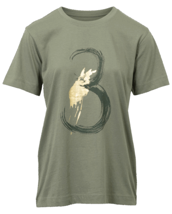 P3 Vetiver Steenholt Dame Shirt Glimmer Vetiver - Steenholt T-Shirt  - 5712985740004