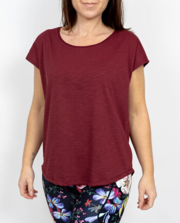 Marley Relaxed Bordeaux Shirt - Utg T-Shirt  - 4944196167566