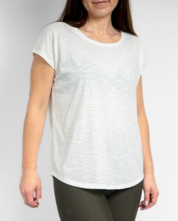 Hvid Marley Relaxed Off White Shirt - Utg T-Shirt  - 5740038333019