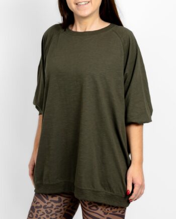 Marley Relaxed Deep Olive Shirt - Utg T-Shirt  - 5740038332456