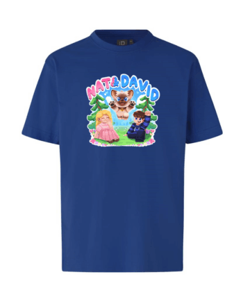 Natampdavid Olaf Tee Blå - Nat&david T-Shirt
