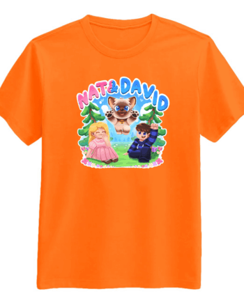 Natampdavid Olaf Tee Orange - Nat&david T-Shirt