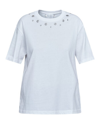 Hvid Sisters Point Shirt Heba White - Sisters Point T-Shirt  - 5714862638558