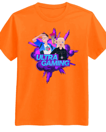 Ultra Gaming Tee Orange - Ultra Gaming T-Shirt