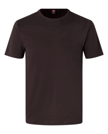 Mørk Bordeaux Interlock Herre Shirt - Id T-Shirt  - 5709245947327