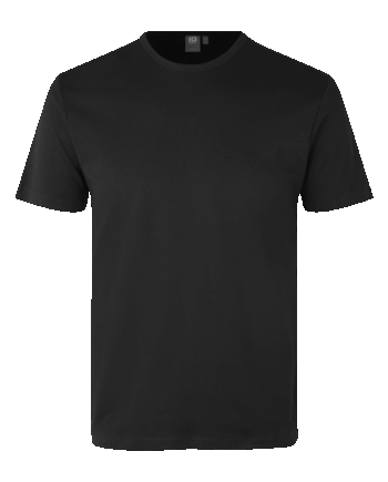 Sort Interlock Herre Shirt - Id T-Shirt  - 5709245085470