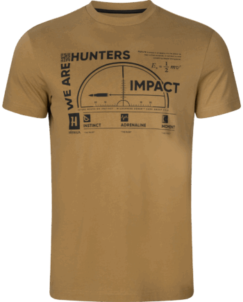 Harkila Impact Tee Shirt Golden Brown - Härkila T-Shirt  - 5714733615732