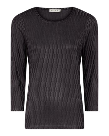 Basic Cotton Shirt Med Mønsterprint - Micha T-Shirt