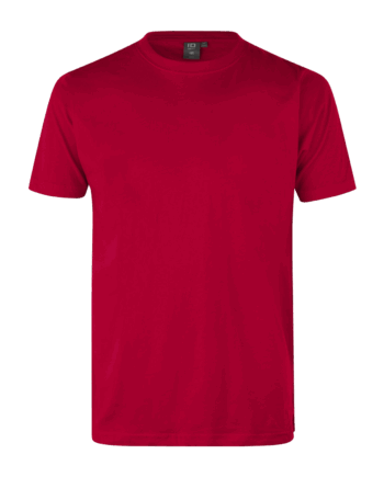 Rød Yes Herre Shirt - Id T-Shirt  - 5709245069838