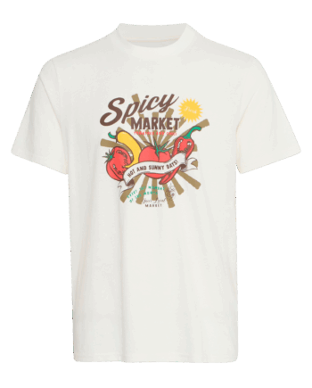 Hvid Blend Herre Shirt Snow White 5xl - Blend T-Shirt  - 5715749357012