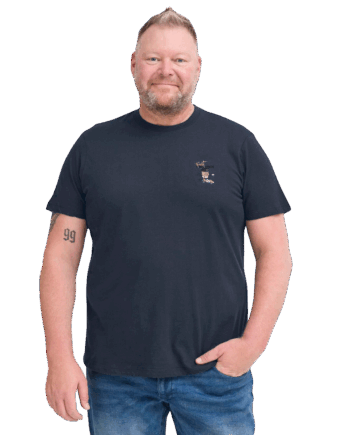 Salute Blend Bhkaven Herre Shirt 6xl - Blend T-Shirt  - 5715750201847