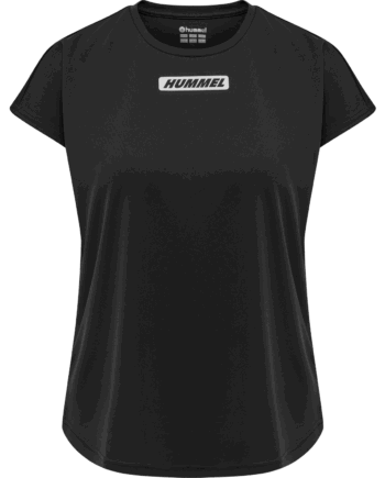 Sort Hummel Dame Trænings Tee Shirt Black - Hummel T-Shirt  - 5757150420381