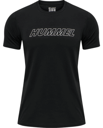 Sort Hummel Callum Herre Shirt Black - Hummel T-Shirt  - 5757150420794