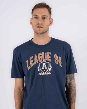 Insignia Blue Marcus Boxy Herre Shirt - Marcus T-Shirt  - 5713206262596