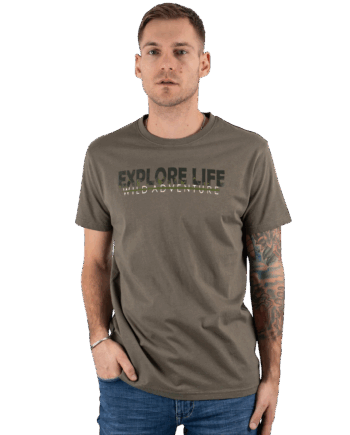 Dusty Olive Marcus Ralph Herre Shirt - Marcus T-Shirt  - 5713206275435