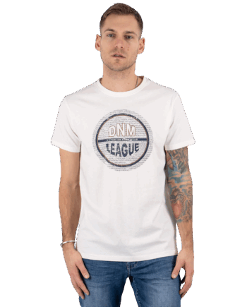 Hvid Marcus Jefferson Herre Shirt Off White - Marcus T-Shirt  - 5713206275664