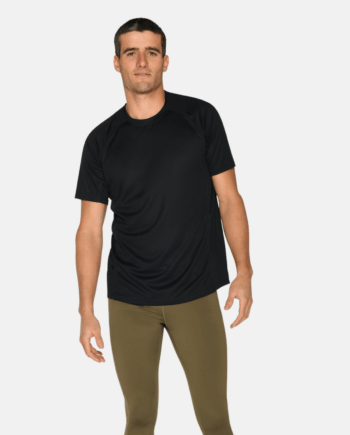 Sort Zebdia Herre Trænings Tee Shirt Black - Zebdia T-Shirt  - 5708247603316