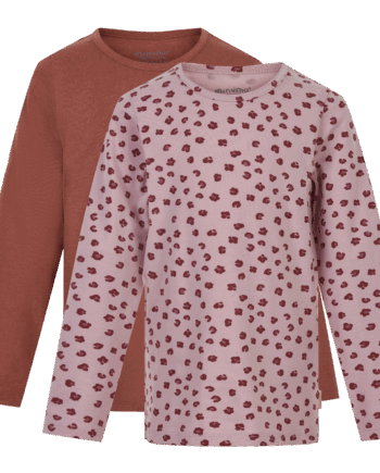 Violet Ice Minymo Pige Langærmet Tee Shirt - Minymo T-Shirt