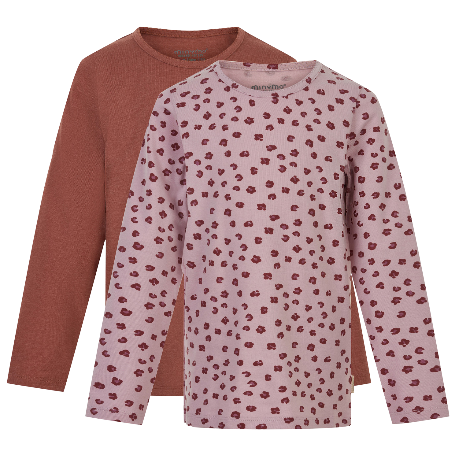 Violet Ice Minymo Pige Langærmet Tee Shirt - Minymo T-Shirt