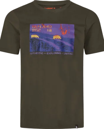 Grøn Seeland Termisk Shirt Pine Green - Seeland T-Shirt  - 5714733728630