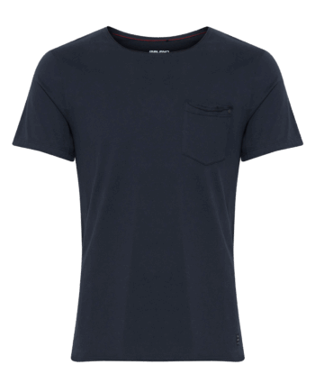 Dark Navy Blue Blend Herre Shirt - Blend T-Shirt  - 5757150472083