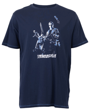 Dark Navy D555 Terminator Herre Shirt - D555 T-Shirt  - 5715066066871