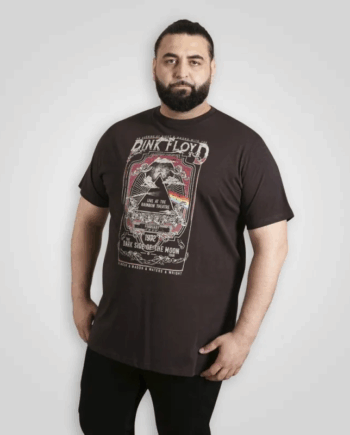 Sort D555 Herre Shirt Washed Black 5xl - D555 T-Shirt  - 5715066117337