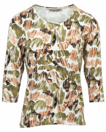 Khaki Comb Marinello Dame Shirt - Marinello T-Shirt  - 5715066057930