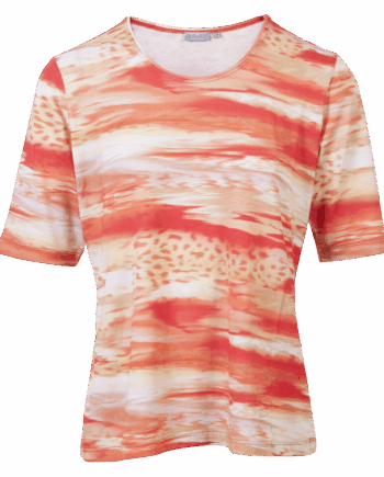 Rot Gabriella Dame Kortærmet Bluse - Gabriella K. T-Shirt  - 5757150790378