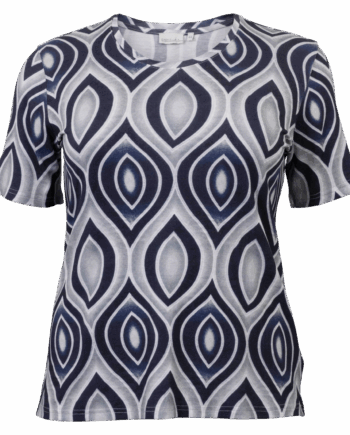 Navy Comb Gabriella Dame Shirt - Gabriella K. T-Shirt  - 5715066058753