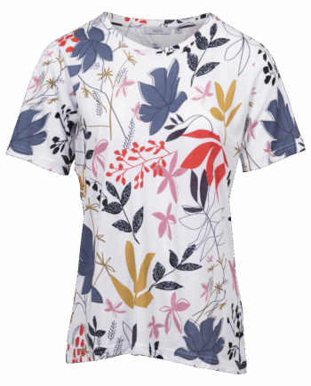 Hvid Dame Shirt White Comb - M.x.o T-Shirt  - 5715066058890