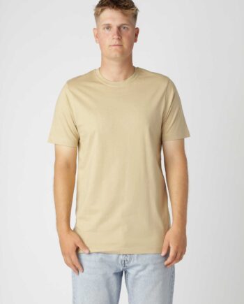 Classic Fitted Shirt Sand - Hiddentrend T-Shirt  - 0000040020102