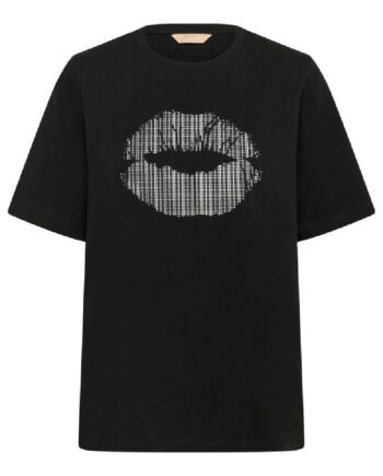 Sort Culture Shirt Noali Gith Black - Culture T-Shirt