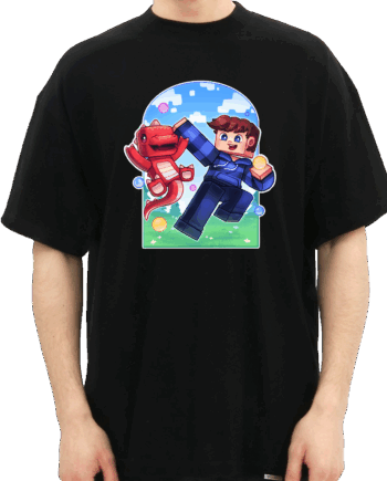 Sort Judex Dino Tee - Judex T-Shirt